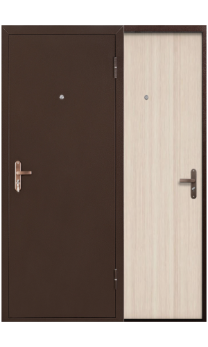 Дверь металлическая Эко стандарт 2 капучино