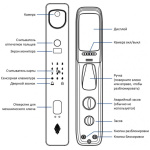 Металлическая дверь "Overwatch PRO 1" Графит-белый — изображение 14