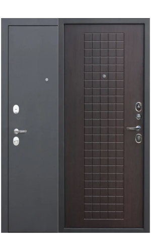 Входная металлическая дверь "Квадро мини" венге