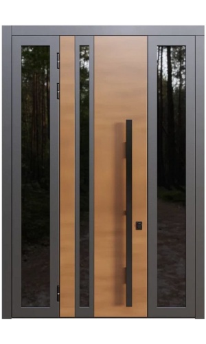 Входная металлическая дверь с терморазрывом "мета дабл 2" для частного дома, офиса или салона.